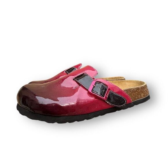 Betula by Birkenstock Pink Ombre Clogs Unisex Size 7 EU 38 Casual Shoes - Picture 7 of 16